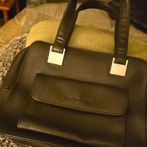 Liz Claiborne Dark Brown Leather Tote